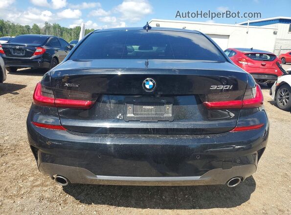 WBA5R7C59KAJ80097 2019 BMW 3 SERIES Black Widok z tyłu