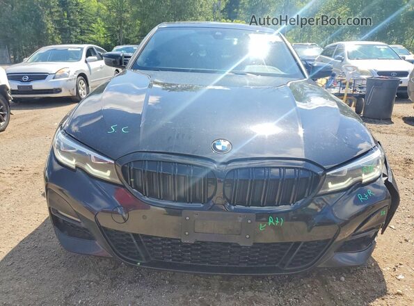 WBA5R7C59KAJ80097 2019 BMW 3 SERIES Black Widok z przodu