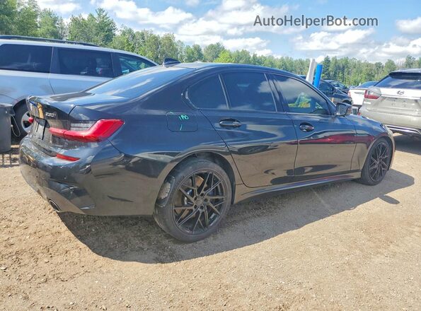 WBA5R7C59KAJ80097 2019 BMW 3 SERIES Black Tył prawy