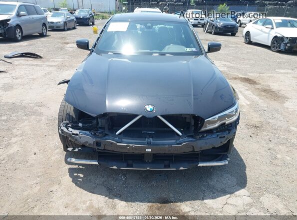 WBA5R7C59KAJ81234 2019 BMW 3 SERIES Black Вид спереду