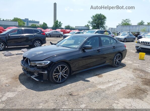 WBA5R7C59KAJ81234 2019 BMW 3 SERIES Black Передня ліва чверть