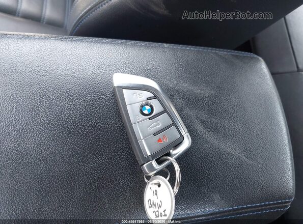 WBA5R7C59KAJ81234 2019 BMW 3 SERIES Black Вид панелі приладів