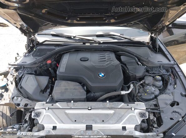 WBA5R7C59KAJ81234 2019 BMW 3 SERIES Black Вид ззаду