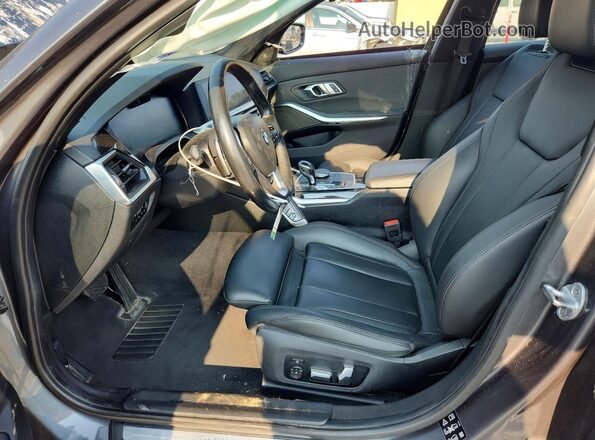 WBA5R7C59KAJ82111 2019 BMW 3 SERIES Серый Вид салона спереди