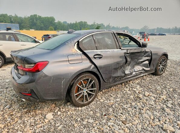 WBA5R7C59KAJ82111 2019 BMW 3 SERIES Серый Задняя правая четверть