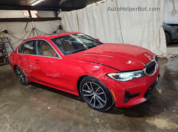 WBA5R7C59KFH18027 2019 BMW 3 SERIES Red Առջևի աջ