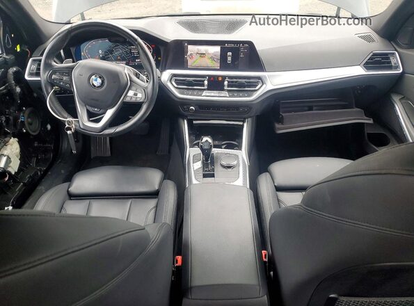 WBA5R7C5XKAJ81677 2019 BMW 3 SERIES Black წინა პანელის ხედი