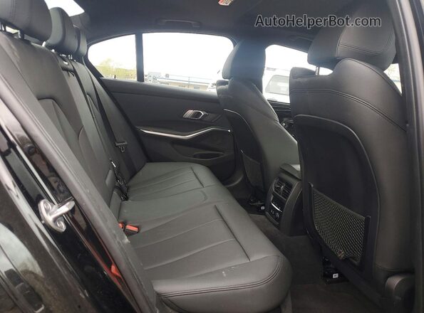 WBA5R7C5XKAJ81677 2019 BMW 3 SERIES Black უკანა სავარძლების ხედი
