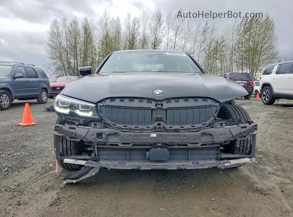 WBA5R7C5XKAJ81677 2019 BMW 3 SERIES Black წინა ხედი