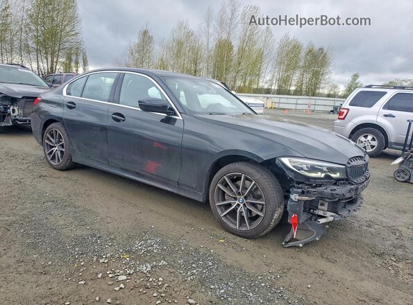 WBA5R7C5XKAJ81677 2019 BMW 3 SERIES Black წინა მარჯვენა