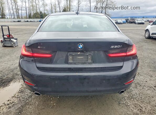 WBA5R7C5XKAJ81677 2019 BMW 3 SERIES Black უკანა ხედი