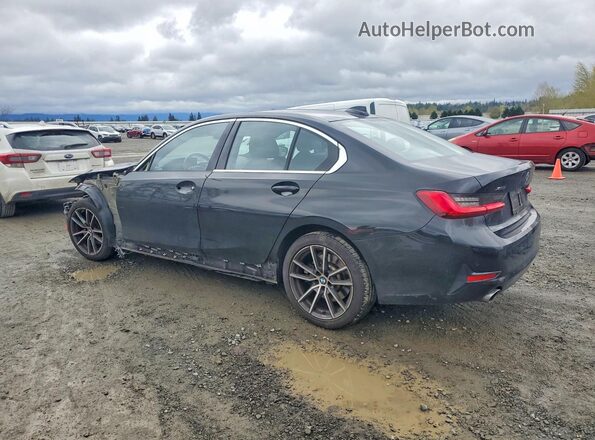 WBA5R7C5XKAJ81677 2019 BMW 3 SERIES Black უკანა მარცხენა
