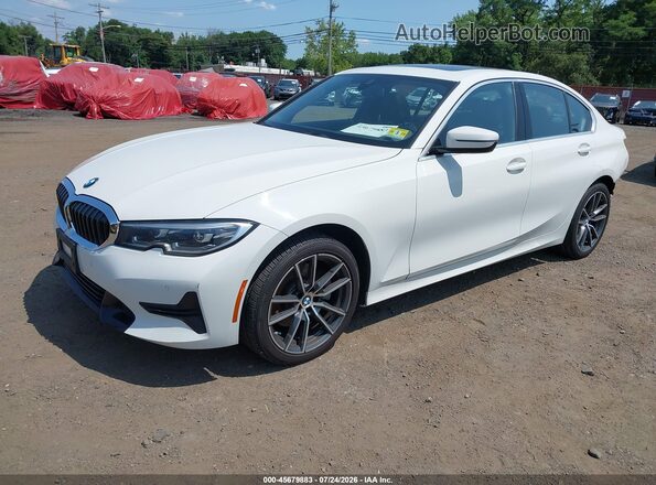 WBA5R7C5XKFH26296 2019 BMW 3 SERIES White Przód lewy