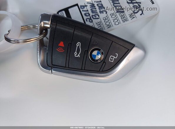 WBA5R7C5XKFH26296 2019 BMW 3 SERIES White Widok deski rozdzielczej