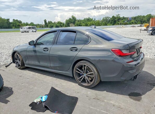 WBA5U7C00LFH12184 2020 BMW M3 Gray Trasero izquierdo