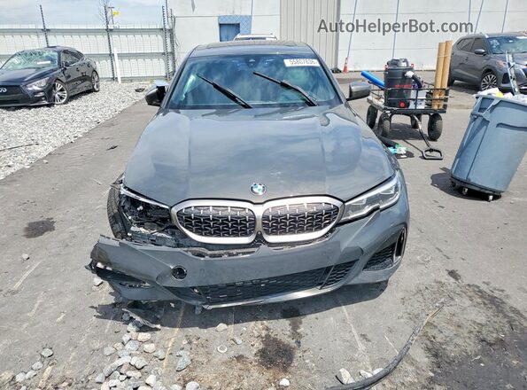 WBA5U7C00LFH12184 2020 BMW M3 Gray Vista frontal