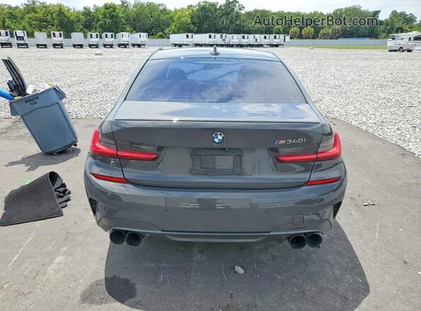 WBA5U7C00LFH12184 2020 BMW M3 Gray Vista trasera