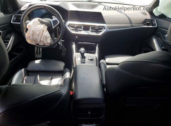 WBA5U7C00LFH12184 2020 BMW M3 Gray Vista del salpicadero
