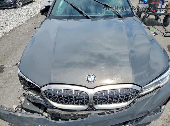 WBA5U7C00LFH12184 2020 BMW M3 Gray Vista interior trasera