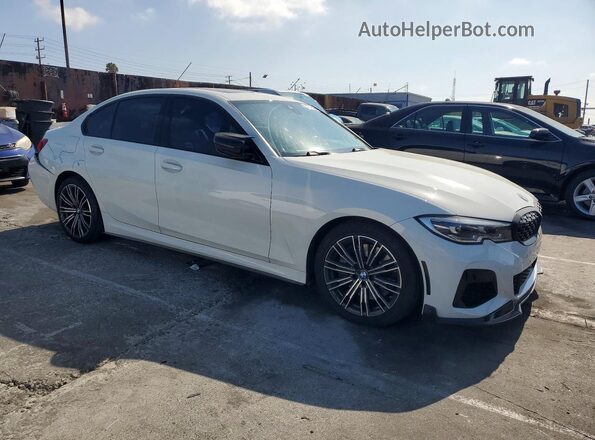 WBA5U7C00LFH22312 2020 BMW M3 White Delantero derecho