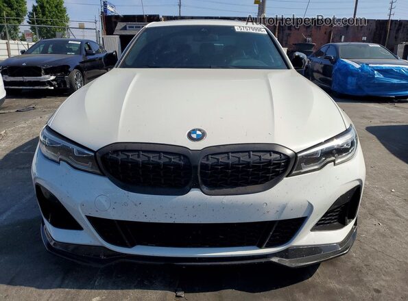 WBA5U7C00LFH22312 2020 BMW M3 White Vista frontal
