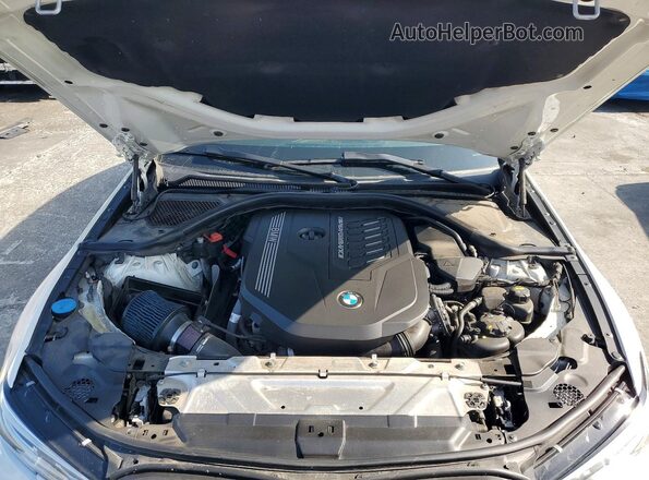 WBA5U7C00LFH22312 2020 BMW M3 White Vista interior trasera
