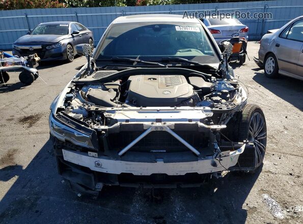 WBA5U7C02MFL29085 2021 BMW M3 White წინა ხედი