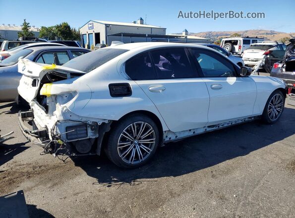WBA5U7C02MFL29085 2021 BMW M3 White უკანა მარჯვენა