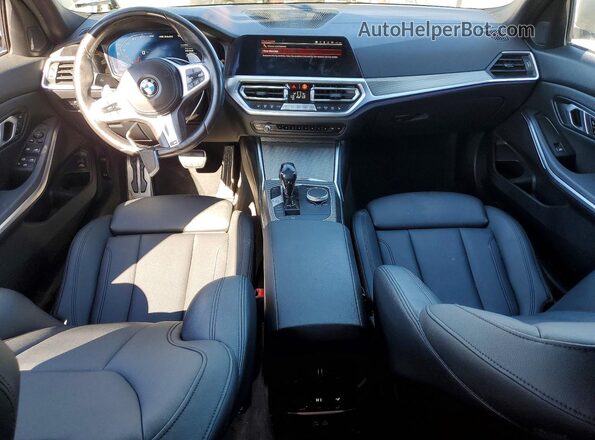WBA5U7C02MFL29085 2021 BMW M3 White წინა პანელის ხედი