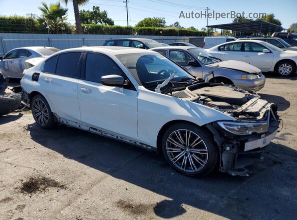 WBA5U7C02MFL29085 2021 BMW M3 White წინა მარჯვენა