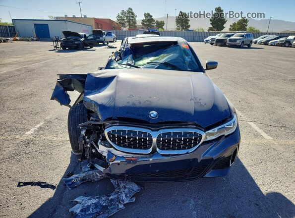 WBA5U7C04LA286669 2020 BMW M3 Синий Вид спереди