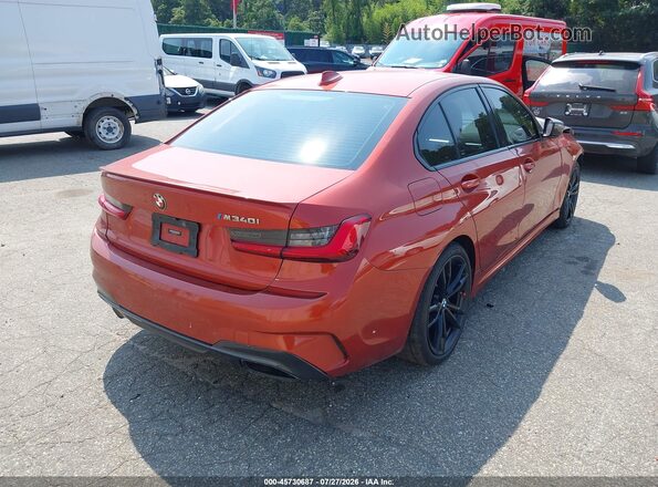 WBA5U7C04LFH22815 2020 BMW M3 Orange უკანა მარჯვენა