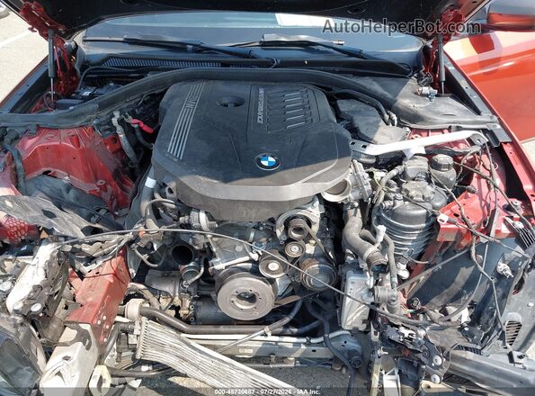 WBA5U7C04LFH22815 2020 BMW M3 Orange უკანა ხედი
