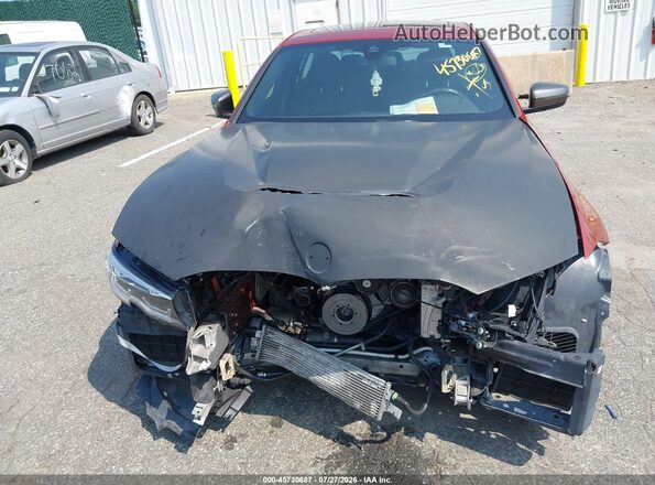 WBA5U7C04LFH22815 2020 BMW M3 Orange ხელსაწყოთა პანელის ხედი