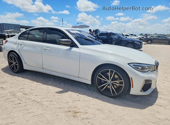 WBA5U7C04LFH37458 2020 BMW M3 White Delantero derecho