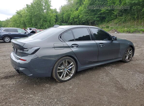 WBA5U9C00LFH60697 2020 BMW M3 Charcoal Задня права чверть