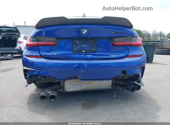 WBA5U9C02LA380268 2020 BMW M3 Синий Вид спереди