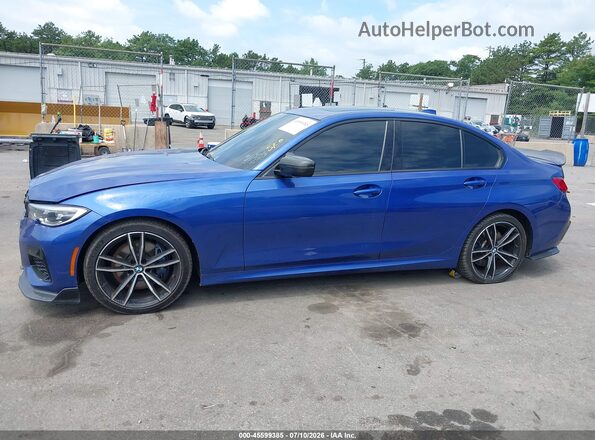 WBA5U9C02LA380268 2020 BMW M3 Синий Панорамный вид салона 360°