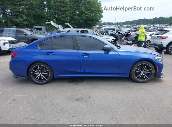 WBA5U9C02LA380268 2020 BMW M3 Синий Вид задней части салона