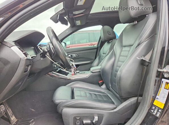 WBA5U9C03LFH06472 2020 BMW M3 Black Front interior view