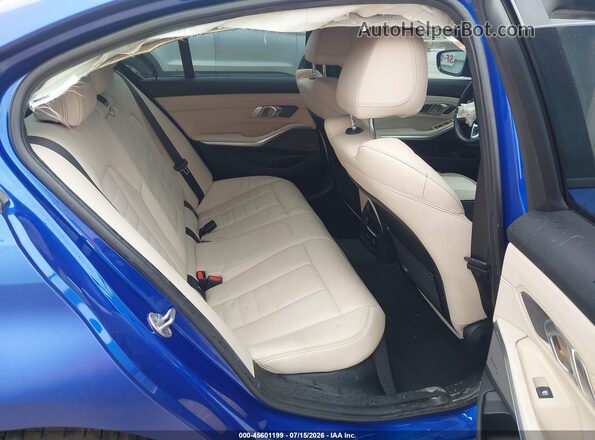 WBA5U9C03LFJ44750 2020 BMW M3 Blue Вид наклейки з VIN-кодом