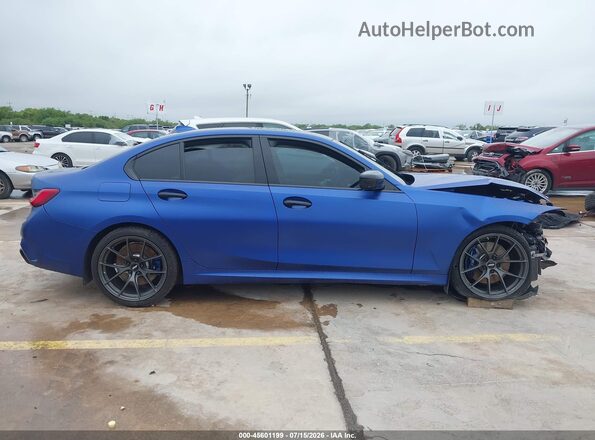 WBA5U9C03LFJ44750 2020 BMW M3 Blue Панорамний вид салону 360°