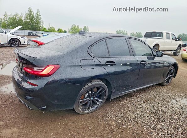 WBA5U9C05NFL90119 2022 BMW M3 Black Trasero derecho