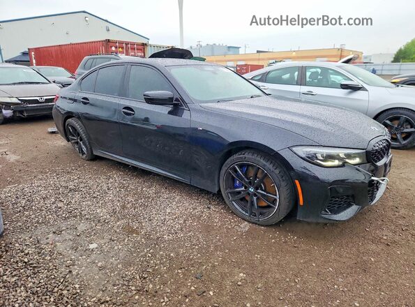WBA5U9C05NFL90119 2022 BMW M3 Black Delantero derecho