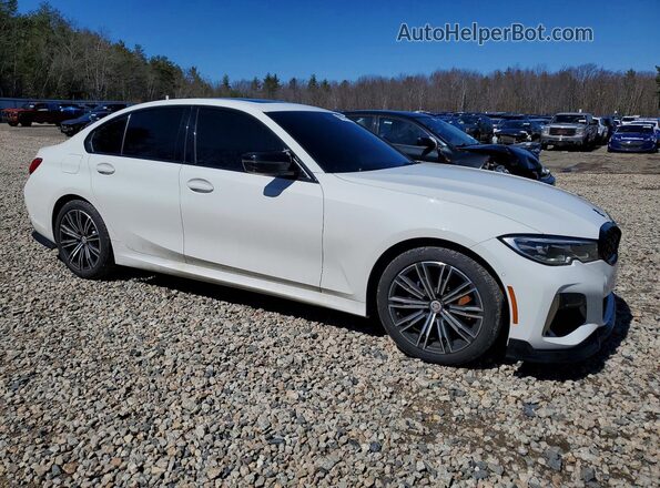 WBA5U9C07LFH68201 2020 BMW M3 Белый Передняя правая четверть