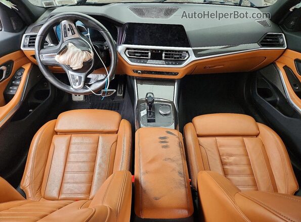 WBA5U9C08LFH58972 2020 BMW M3 Black Առջևի վահանակի տեսք