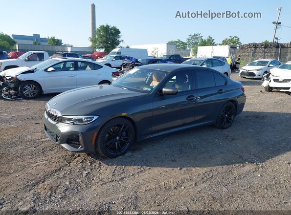 WBA5U9C09LFJ60418 2020 BMW M3 Серый Передняя левая четверть
