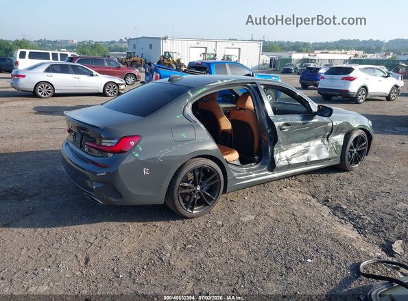 WBA5U9C09LFJ60418 2020 BMW M3 Серый Задняя правая четверть