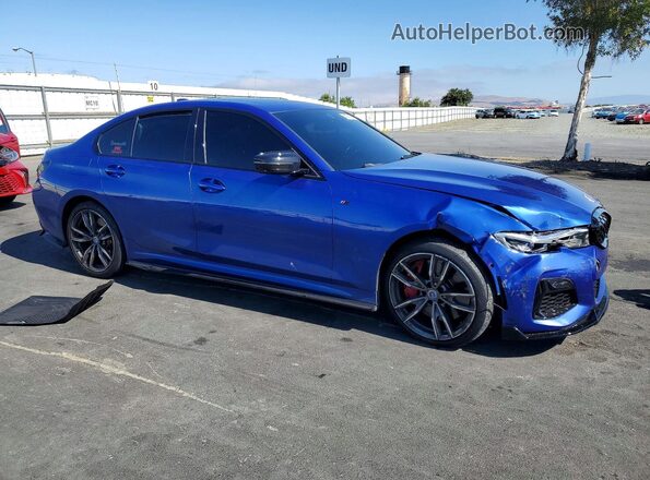 WBA5U9C09NFL70780 2022 BMW M3 Blue Առջևի աջ