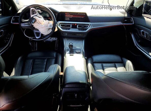 WBA5U9C09NFL70780 2022 BMW M3 Blue Առջևի վահանակի տեսք